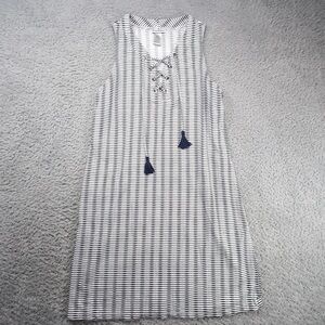Tommy Bahama Blue and White coverup dress like new never worn Medium. Nautical